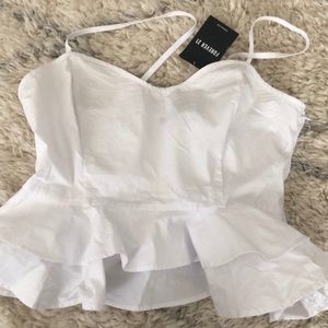 Forever21 White Woven Cami